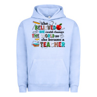 She Believed She Could Change The World So She Bec Urban Hoodie | Teevron