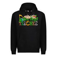Black one lucky teacher Premium Hoodie - AdoDesignShop