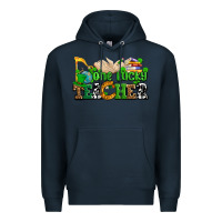 Navy one lucky teacher Premium Hoodie - AdoDesignShop