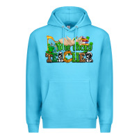 Ocean Blue one lucky teacher Premium Hoodie - AdoDesignShop