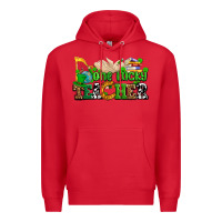 Red one lucky teacher Premium Hoodie - AdoDesignShop