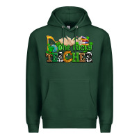 Sports Green one lucky teacher Premium Hoodie - AdoDesignShop