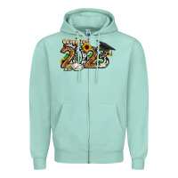 Seafoam senior 2023 Zipper Hoodie - CowhideDigitalArt