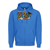 True Royal senior 2023 Zipper Hoodie - CowhideDigitalArt