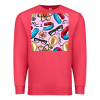 Cardinal physics seamless pattern Premium Sweatshirt - BundleAndBundleShop