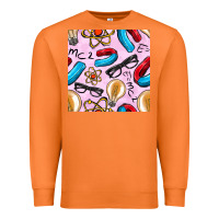 Carrot physics seamless pattern Premium Sweatshirt - BundleAndBundleShop