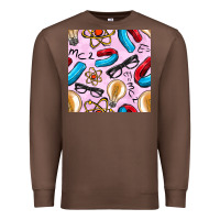 Chestnut physics seamless pattern Premium Sweatshirt - BundleAndBundleShop