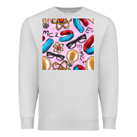 Dove Grey physics seamless pattern Premium Sweatshirt - BundleAndBundleShop