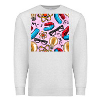 Oatmeal Heather physics seamless pattern Premium Sweatshirt - BundleAndBundleShop