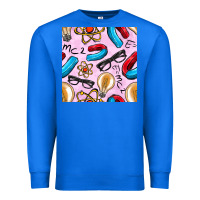 True Royal physics seamless pattern Premium Sweatshirt - BundleAndBundleShop