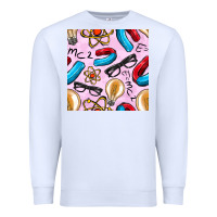 White physics seamless pattern Premium Sweatshirt - BundleAndBundleShop