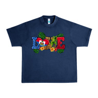 Navy love haitian republic Urban Heavy Tee - RanaPortraitStore