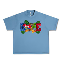 Pebble Blue love haitian republic Urban Heavy Tee - RanaPortraitStore