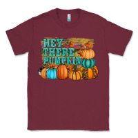 Burgundy hey there pumpkin Classic Tee - RanaPortraitStore