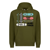 Army Green worry less Premium Hoodie - MaliasSmallBusiness