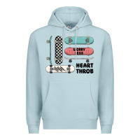 Blue Mist worry less Premium Hoodie - MaliasSmallBusiness