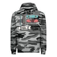 Slate Camo worry less Premium Hoodie - MaliasSmallBusiness