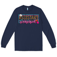 Navy assistant principal Long Sleeve Tee - texasbilliewilder