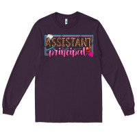 Plum assistant principal Long Sleeve Tee - texasbilliewilder
