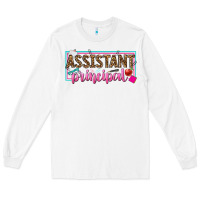 White assistant principal Long Sleeve Tee - texasbilliewilder