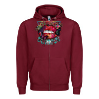 Burgundy hot mom summer Zipper Hoodie - SublimationCraftShop
