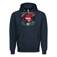 Navy hot mom summer Zipper Hoodie - SublimationCraftShop