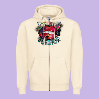 Hot Mom Summer Zipper Hoodie Designed By Sublimationcraftshop
