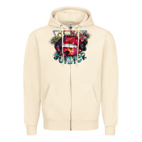 Sandshell hot mom summer Zipper Hoodie - SublimationCraftShop