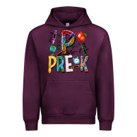 Mauve Wine pre k Urban Hoodie - NancyCooperArtShop