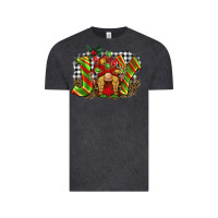 Vintage Black christmas joy gnome Vintage Tee - BarkalooDesign