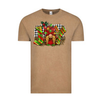 Vintage Coffee christmas joy gnome Vintage Tee - BarkalooDesign