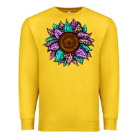 Lemon sunflower leopard color Premium Sweatshirt - JahusDesignShop