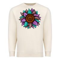 Sandshell sunflower leopard color Premium Sweatshirt - JahusDesignShop