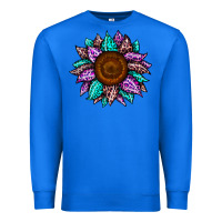True Royal sunflower leopard color Premium Sweatshirt - JahusDesignShop