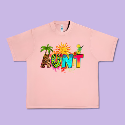 Summer Aunt Urban Heavy Tee Designed By Ranaportraitstore
