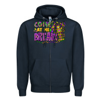 Navy come at me breaux Zipper Hoodie - FaDigitalArtStudio