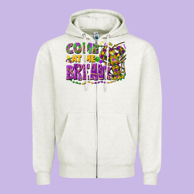 Come At Me Breaux Zipper Hoodie Designed By Fadigitalartstudio