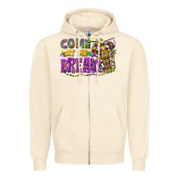 Sandshell come at me breaux Zipper Hoodie - FaDigitalArtStudio