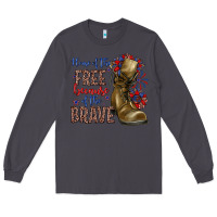 Smoke home of the free because of the brave Long Sleeve Tee - Zillion Design Studio