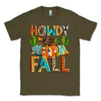 Army Green howdy fall Classic Tee - Zillion Design Studio