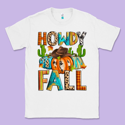 Howdy Fall Classic Tee Designed By Zillion Design Studio