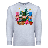 Heather Grey nutcrackers and gifts ado Premium Sweatshirt - AdoDesignShop