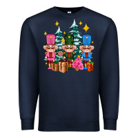 Navy nutcrackers and gifts ado Premium Sweatshirt - AdoDesignShop