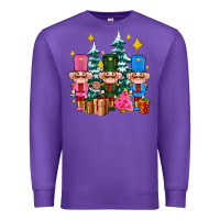 Purple nutcrackers and gifts ado Premium Sweatshirt - AdoDesignShop