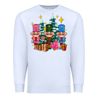 White nutcrackers and gifts ado Premium Sweatshirt - AdoDesignShop