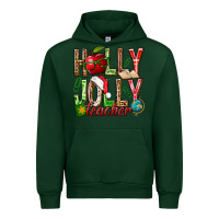 Forest Green holly jolly teacher Urban Hoodie - NancyCooperArtShop