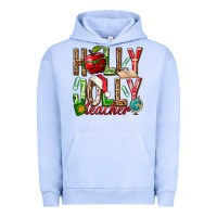 Pigment Grape Ice holly jolly teacher Urban Hoodie - NancyCooperArtShop
