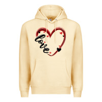 Pina Colada valentines day heart Premium Hoodie - MaliasSmallBusiness