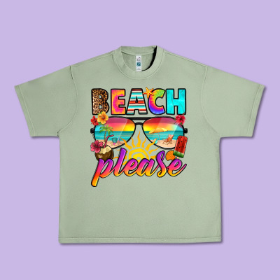 Beach Please Urban Heavy Tee Designed By Ranaportraitstore