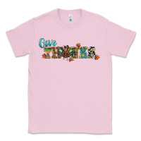 Bubblegum Pink give thanks Classic Tee - RanaPortraitStore
